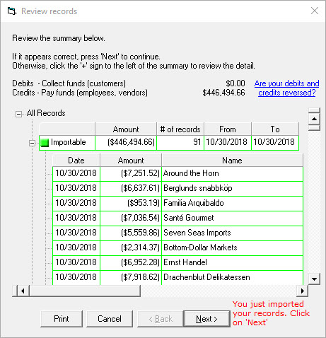 import data to excel from pdf