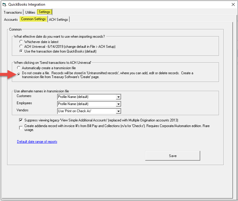 how to setup recurring ach bill payment in qb for mac