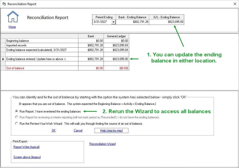 Troubleshooting – Treasury Software